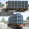 KK-888 Solid Plastic Pallet Box [100x120x79 cm] with Lid