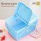 129A Plastic Picnic Basket (dual-lid opening) with handles