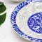 "Blue Chinese Peony" Ceramic Dinnerware 9 pieces Set