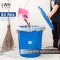 Plastic Pail with Handle and Lid 84 L [LWN 227A]