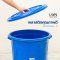 Plastic Pail with Handle and Lid 84 L [LWN 227A]