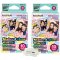 Fujifilm Instax Mini Stained Glass Instant Film-2 Pack- (20Prints) + Quality Photo Microfiber Cloth_test