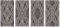 120x240x0.9cm. ANDRES BROWN Bookmatch (249L-323)