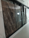 120x240x0.9cm. ANDRES BROWN Bookmatch (249L-323)