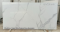 120x240cm. Greek White Sintered Stone Bookmatch