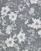 Rose-print cotton fabric