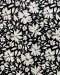 Cosmos-print cotton fabric