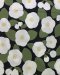 Camellia-print cotton fabric