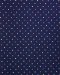 Cotton fabric with a multicolored polka-dot print.