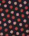 Strawberry-print cotton fabric