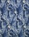 Cotton fabric with a sea wave print
