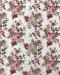 Rose-print cotton fabric