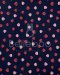 Strawberry-print cotton fabric