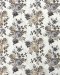 Rose-print cotton fabric