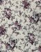 Cotton fabric with a floral vine print.