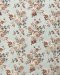 Rose-print cotton fabric