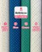 Cotton fabric with a multicolored polka-dot print.