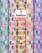 Heart-print cotton fabric