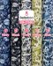 Leaf-print cotton fabric