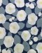Camellia-print cotton fabric