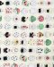 Cotton fabric with rice ball print