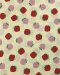 Strawberry-print cotton fabric