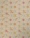 Cat and floral print cotton fabric