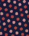 Strawberry-print cotton fabric
