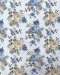 Rose-print cotton fabric