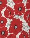 Poppy-print cotton fabric