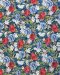 Floral-print cotton fabric