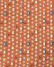 Cat and floral print cotton fabric