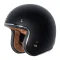 TORC HELMETS T-50 MATTE BLACK RETRO OPEN FACE