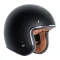 TORC HELMETS T-50 MATTE BLACK RETRO OPEN FACE