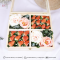 WX18  Strawberry & Flower Wood gift box