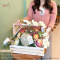 WB11Japanese Melon & Mix Fruit Wood basket