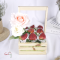 WBS04 Strawberry & Flower wood basket