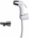 ER P-02 สายฉีดชำระ สีขาว พร้อมวาล์วเปิด-ปิดน้ำ