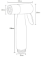 BN STAINLESS-BIDET เฉพาะหัวฉีดชำระ สแตนเลส304