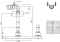 TBW08001T1#BBR ฝักบัวก้านแข็ง (ชนิดแขวนเพดาน) ขนาด 200 x 200 mm.