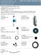 CL5049G-8H TANK FITTING FOR DUAL FLUSH 3/6 l FOR TONIC