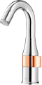 CT1213#CRG(LED) ก๊อกเดี่ยวอ่างล้างหน้าพร้อมไฟ LED (สีโครม-โรสโกลด์) รุ่น VEGAS
