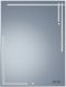 BW94B-50 กระจกเงา ทรงสี่เหลี่ยมผืนผ้า ขนาด 45x60 ซม. แกะลาย