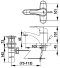 CT2170A ก๊อกผสมอ่างล้างหน้าแบบก้านโยก ชนิดเซ็นเตอร์ 4 นิ้ว พร้อมสะดือป๊อปอัพ รุ่น ARONA V