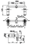 CT2076C25ST#CUO วาล์วเปิด-ปิดน้ำชนิดฝังผนัง รุ่น HIMMAPAN