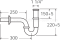 A-8100-SP ท่อน้ำทิ้ง อ่างล้างหน้า แบบ P-TRAP