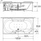 B07291-6DAWD TIZIO WHIRLPOOL TUB