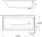 TF-70020-WT อ่างอาบน้ำธรรมดา รุ่น PLAZA-S