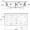 TF-70142100-WT อ่างอาบน้ำวน+อัดอากาศ+หมอน รุ่น IMAGINE 1700