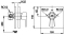 CT2204A วาล์วผสมเปิด-ปิดน้ำแบบก้านโยกชนิดฝังผนัง รุ่น CUBIC